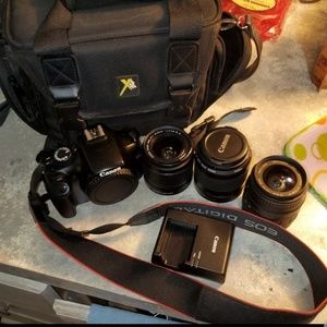 Professional Canon Rebel Digital Camera Bundle